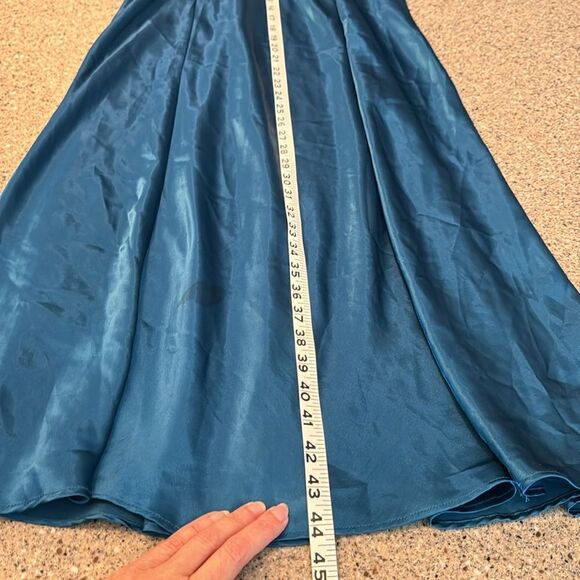 VICTORIA'S SECRET Vintage Gold Label Satin Long Gown - Picture 8 of 8